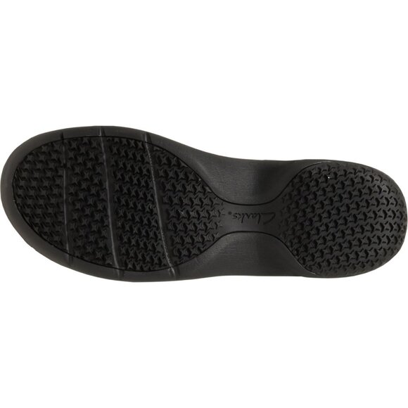 NEW Clarks Pro Clogs - Leather, Wide Width For Women in navy 253 - Picture 5 of 5